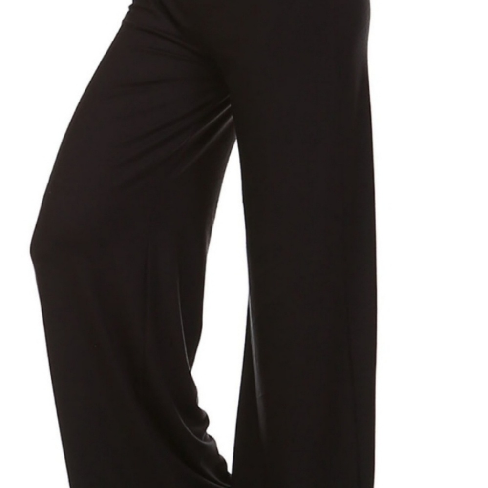 Wide Leg Palazzo Pants - Picture 2 of 5